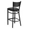 Flash Furniture Restaurant Stool, Grid Back, Black Seat XU-DG-60116-GRD-BAR-BLKV-GG - alternate 5